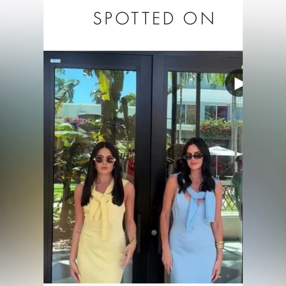 Alice + Olivia Kiro Midi Slip Dress, Mineral Blue - Picture 8 of 10